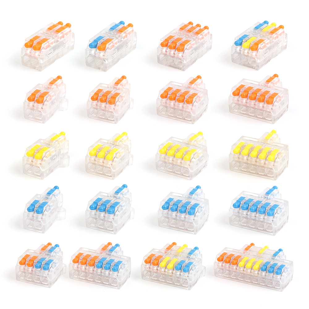 Home Improvement And Diy - Universal Push-in Wire Connector 1-In-Multiple-Out Terminal