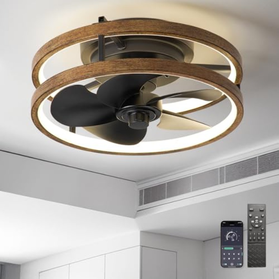 Ceiling Fan Mount - 13 Inch Small Ceiling Fan with