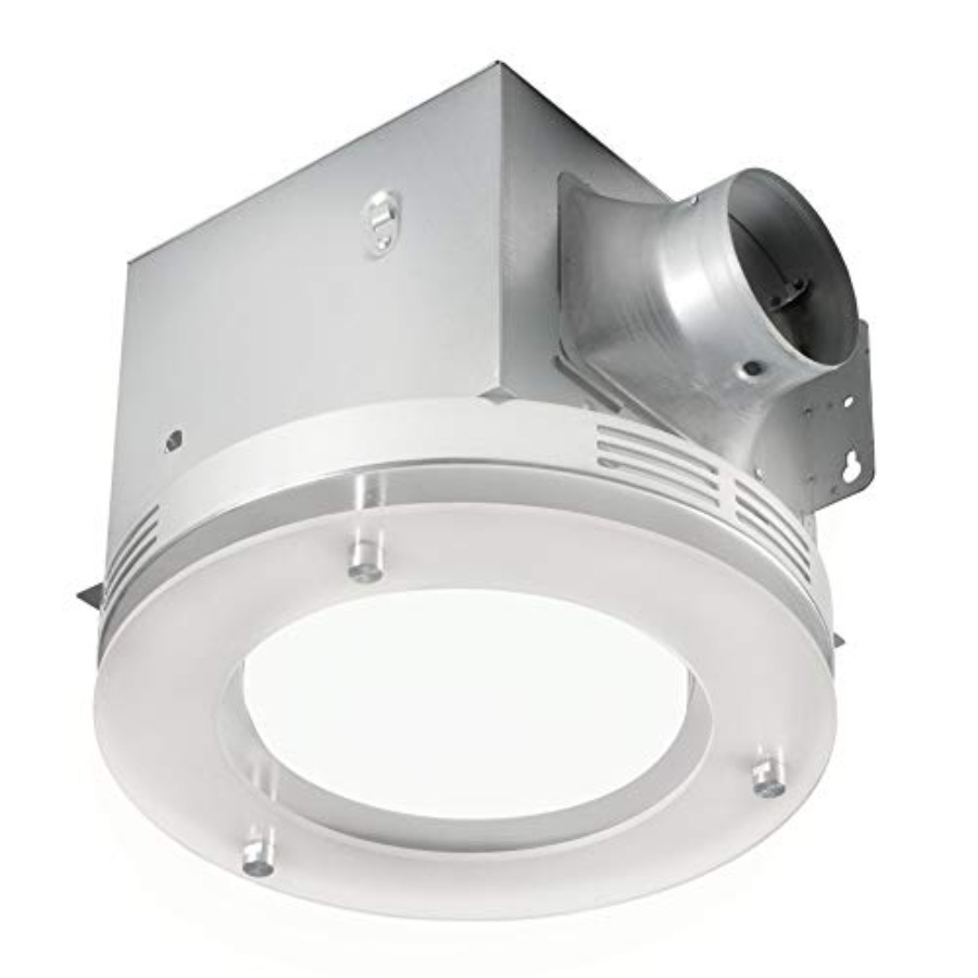 Ceiling Fan Mount - Homewerks 7117-02-HW Bathroom Fan Integrated LED