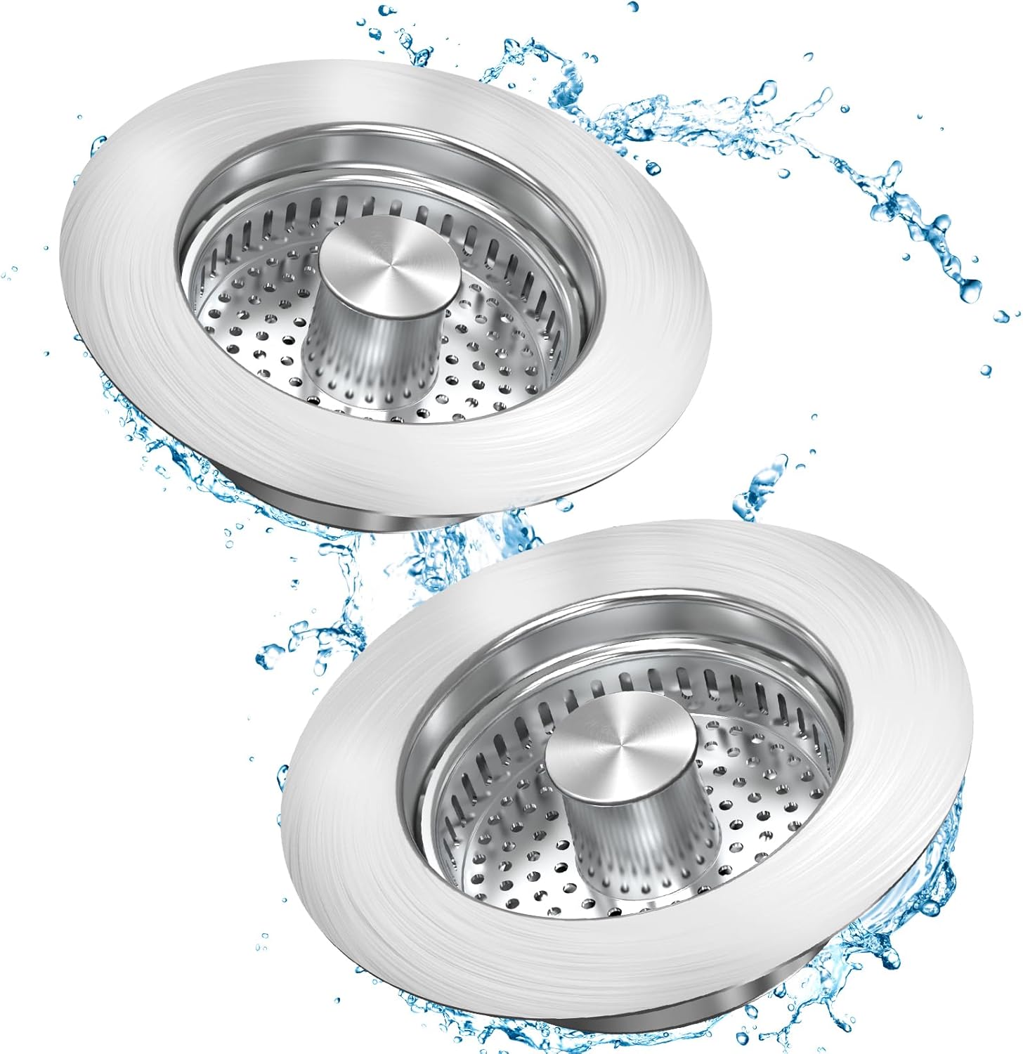 Sink Drain Strainer - Upgraded 3 in 1 Kitchen Sink