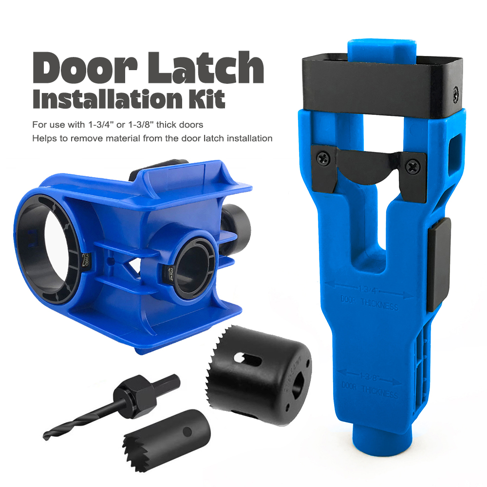 Home Improvement Warehouse - Door Lock Installation Kit, Wood Door