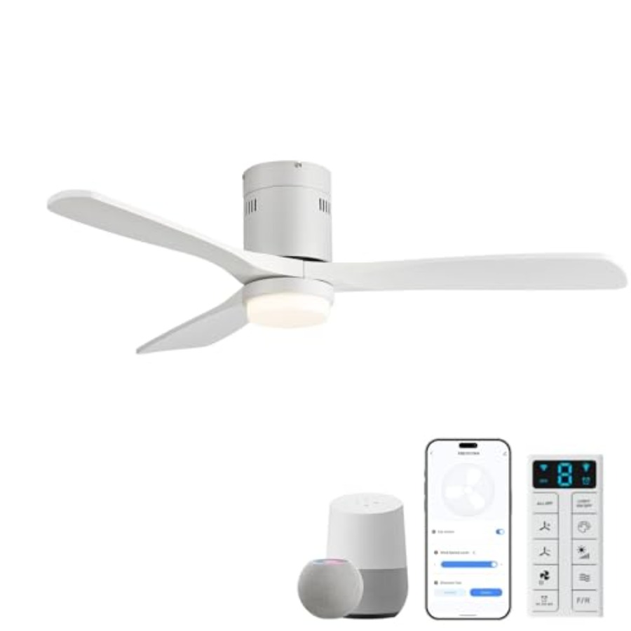 Ceiling Fan Mount - 52 Inch Smart Ceiling Fan with