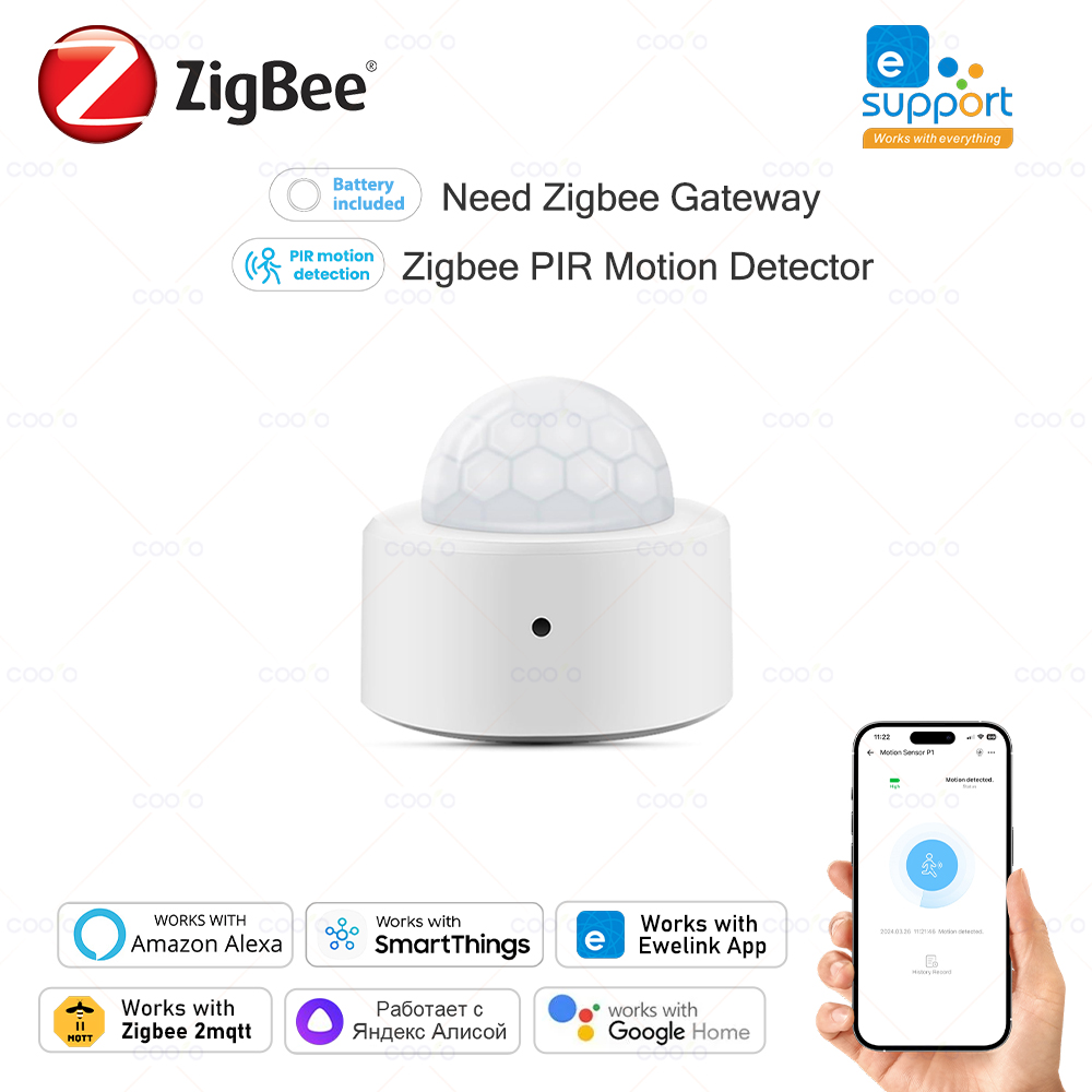 Home Improvement Hardware - COOLO Zigbee 3.0 PIR Motion Sensor