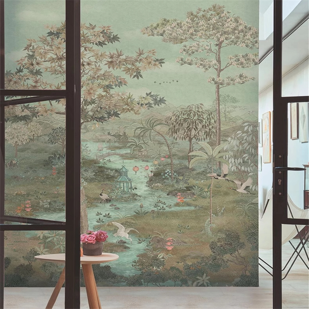 custom Photo Mural  Green Land - مراجعة Home Improvement Materials وسعره