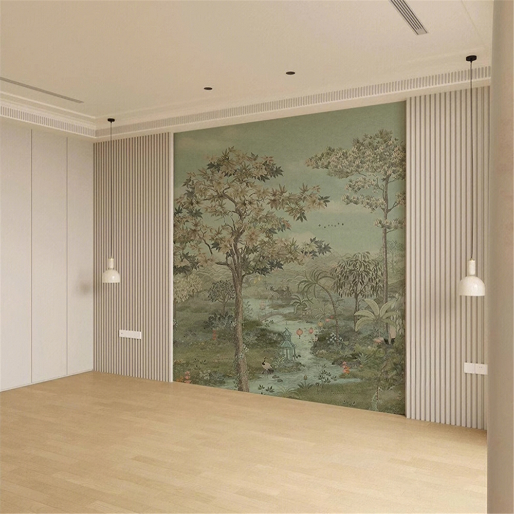 custom Photo Mural  Green Land - مراجعة Home Improvement Materials وسعره