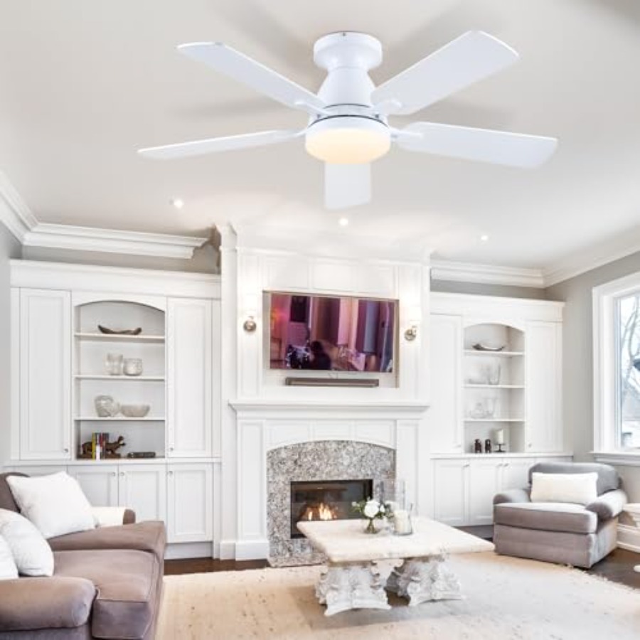 Low Profile Ceiling Fan with L - مراجعة Ceiling Fan Mount وسعره