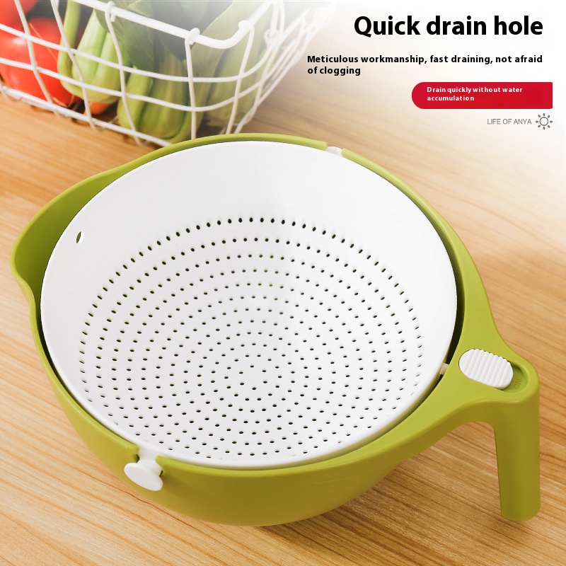Double Drain Basket Kitchen Si - مراجعة Sink Drain Strainer وسعره