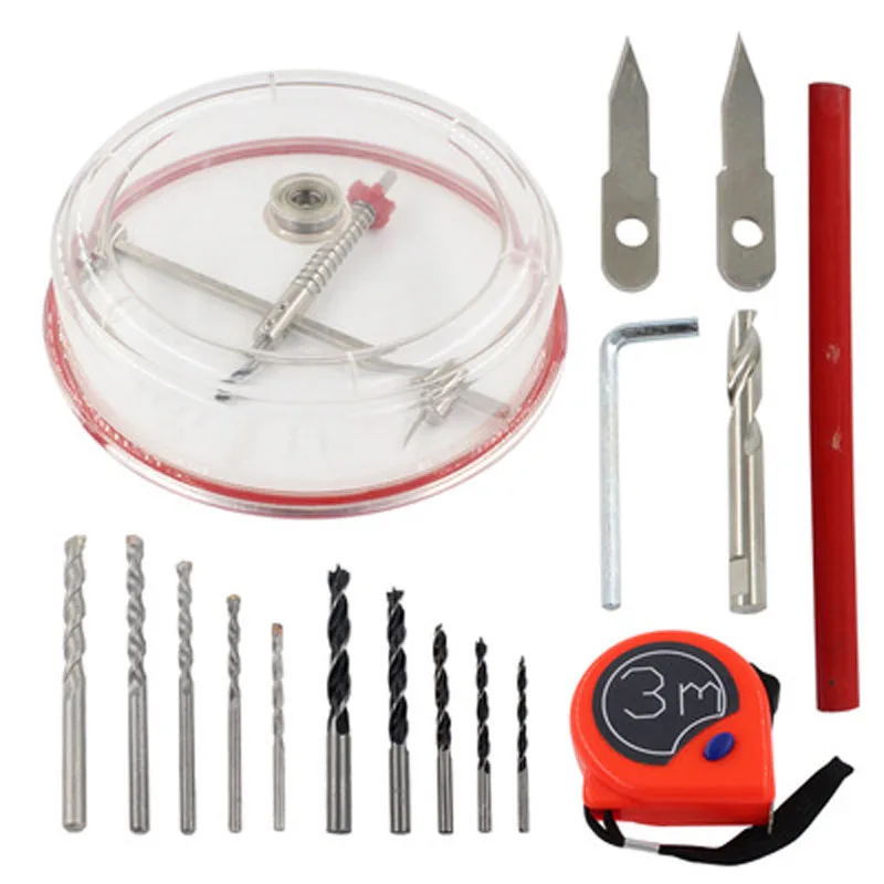 Adjustable Hole Saw Cutter Dri - مراجعة Drill Bit Set وسعره