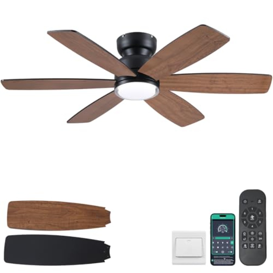 Rustic Ceilg Fans with Lights, - مراجعة Ceiling Fan Mount وسعره
