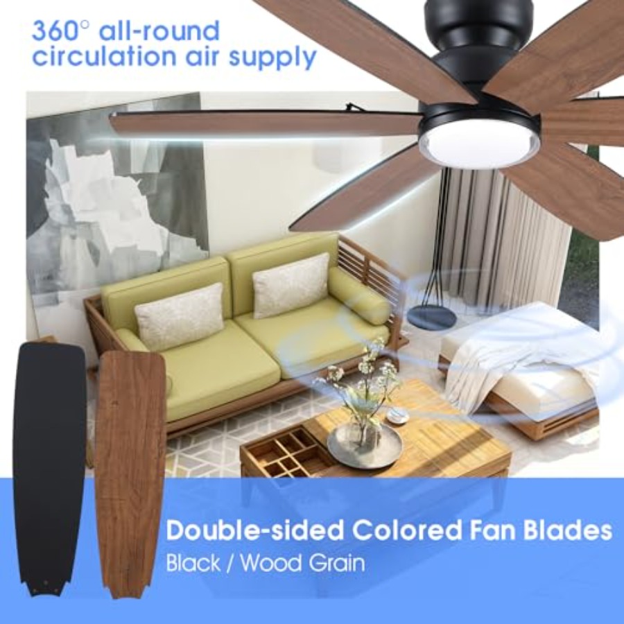 Rustic Ceilg Fans with Lights, - مراجعة Ceiling Fan Mount وسعره