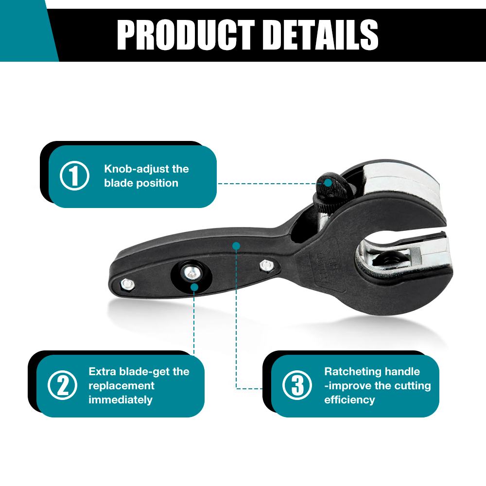 6-29mm Ratchet Pipe Cutter,Hom - مراجعة Home Improvements وسعره