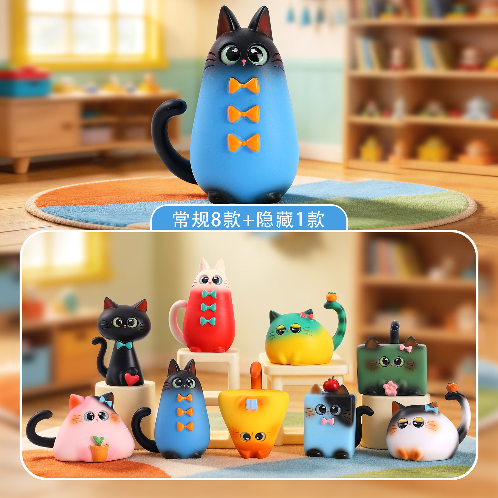 Blind Box Cat Figurine Resin C - مراجعة Home Improvement Hardware وسعره