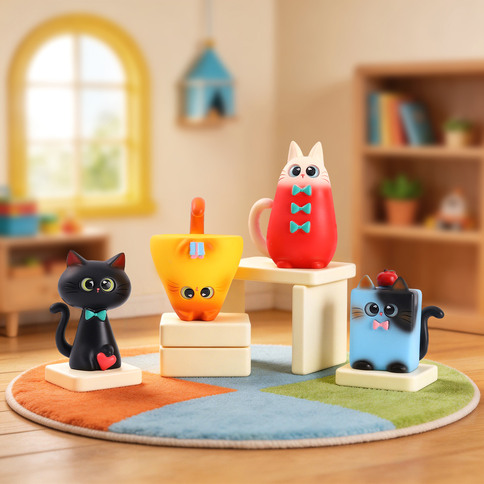 Blind Box Cat Figurine Resin C - مراجعة Home Improvement Hardware وسعره