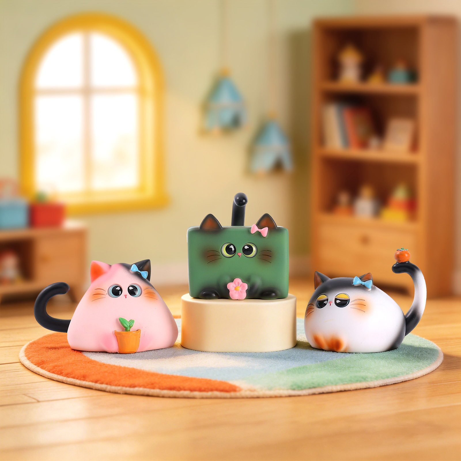 Blind Box Cat Figurine Resin C - مراجعة Home Improvement Hardware وسعره