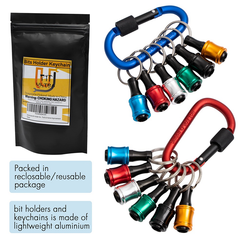 Bit Holder Keychain,2 Sets Of  - مراجعة Drill Bit Set وسعره