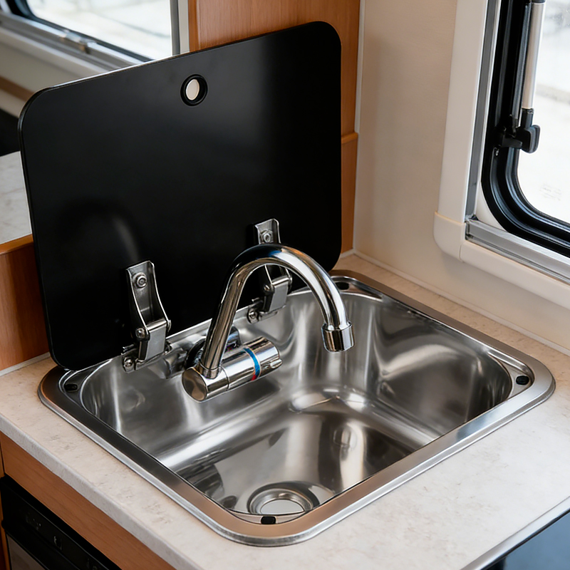 Compact Stainless Steel RV Sin - مراجعة Home Improvements وسعره