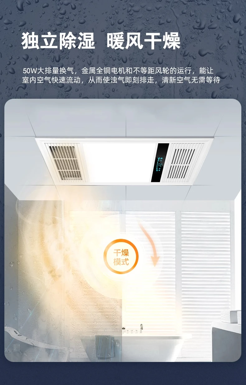 220V Bathroom Exhaust Fan with - مراجعة Ceiling Fan Mount وسعره