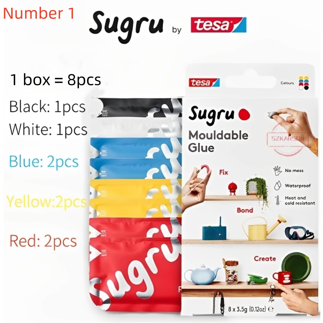 1 box=8 pcs Tesa Sugru Mouldab - مراجعة Home Improvement And Diy وسعره