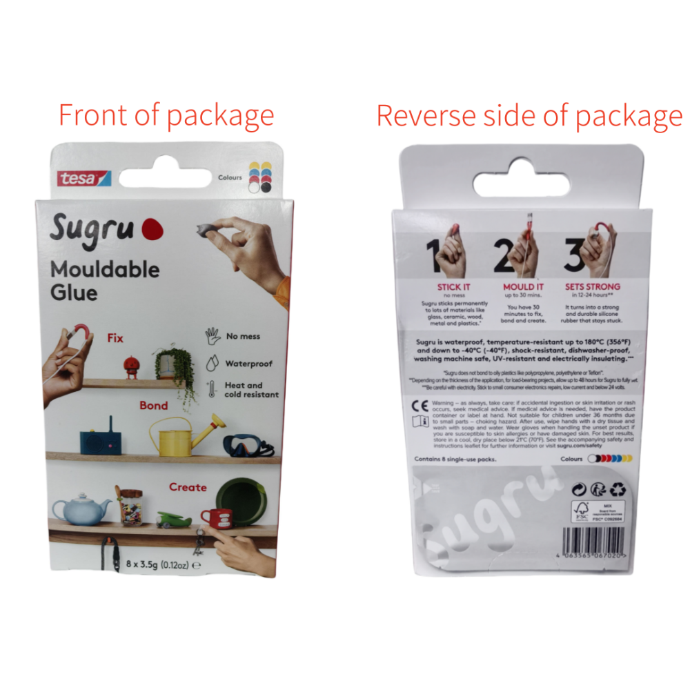 1 box=8 pcs Tesa Sugru Mouldab - مراجعة Home Improvement And Diy وسعره