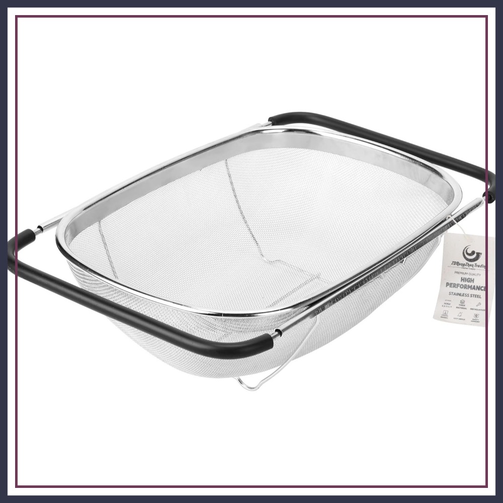 Over the Sink Colander Straine - مراجعة Sink Drain Strainer وسعره