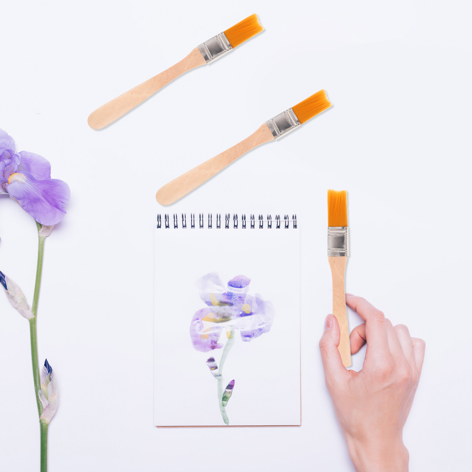 6Pcs Nylon Bristle Paint Brush - مراجعة Home Improvement And Diy وسعره