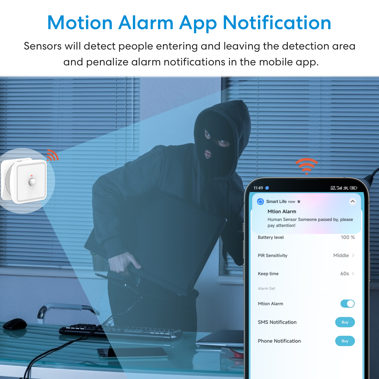 Tuya ZigBee Human Motion Senso - مراجعة Home Improvement Hardware وسعره