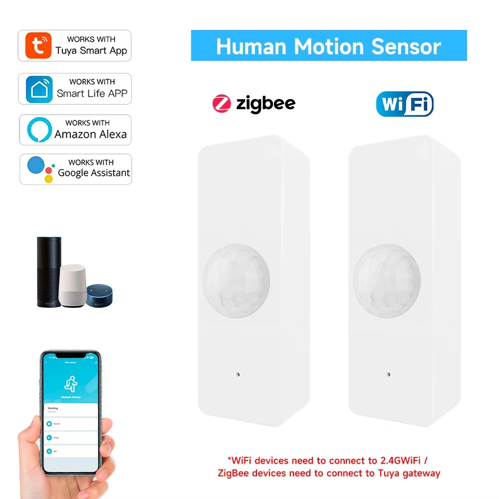 Tuya WiFi Zigbee PIR Motion Se - مراجعة Home Improvement Hardware وسعره