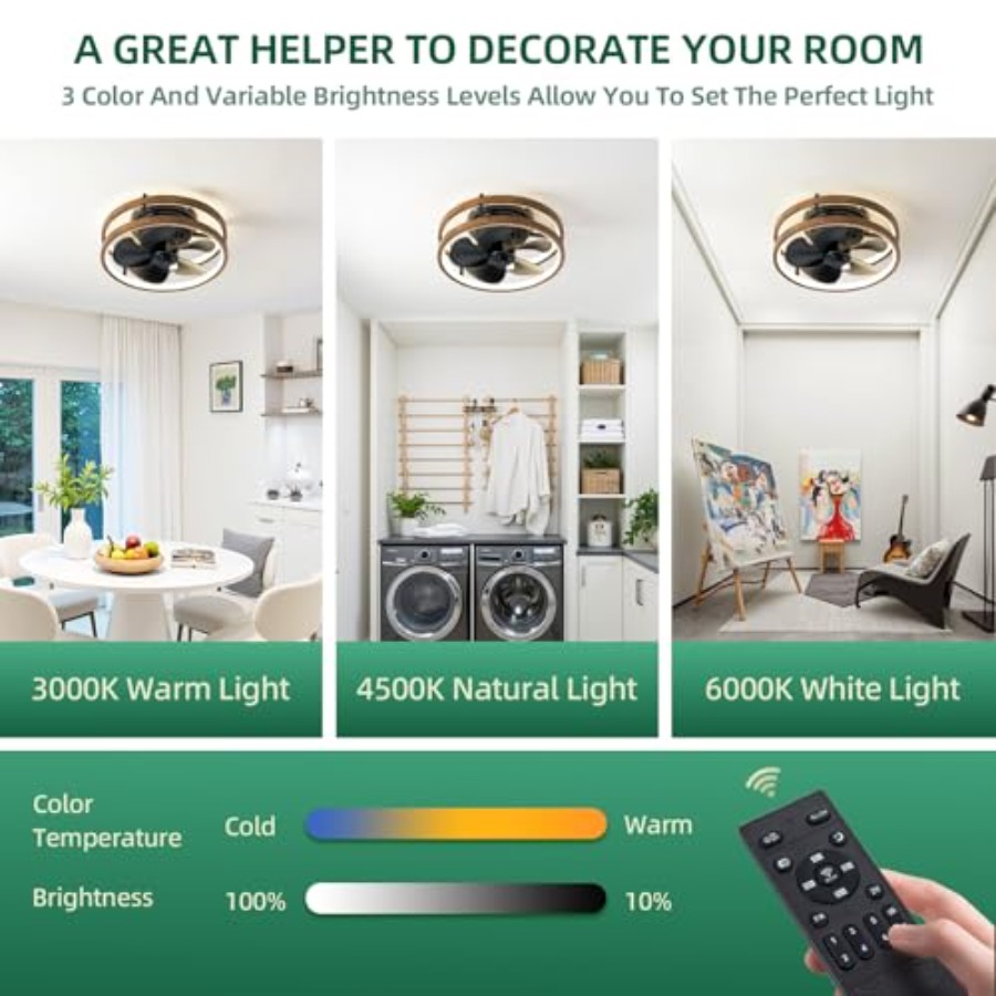 13 Inch Small Ceiling Fan with - مراجعة Ceiling Fan Mount وسعره