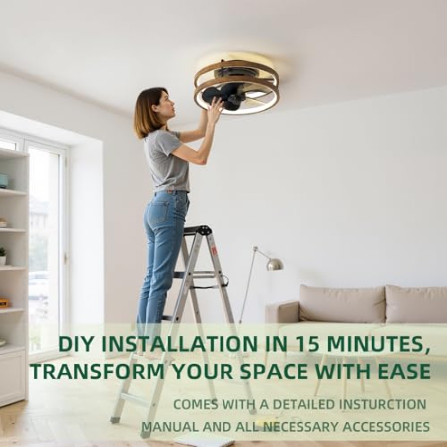 13 Inch Small Ceiling Fan with - مراجعة Ceiling Fan Mount وسعره