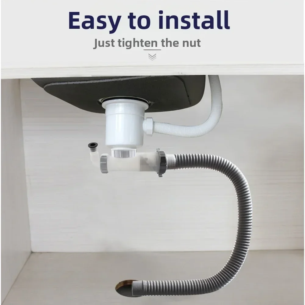 Single Sink Drain Pipe 50mm An - مراجعة Sink Drain Strainer وسعره