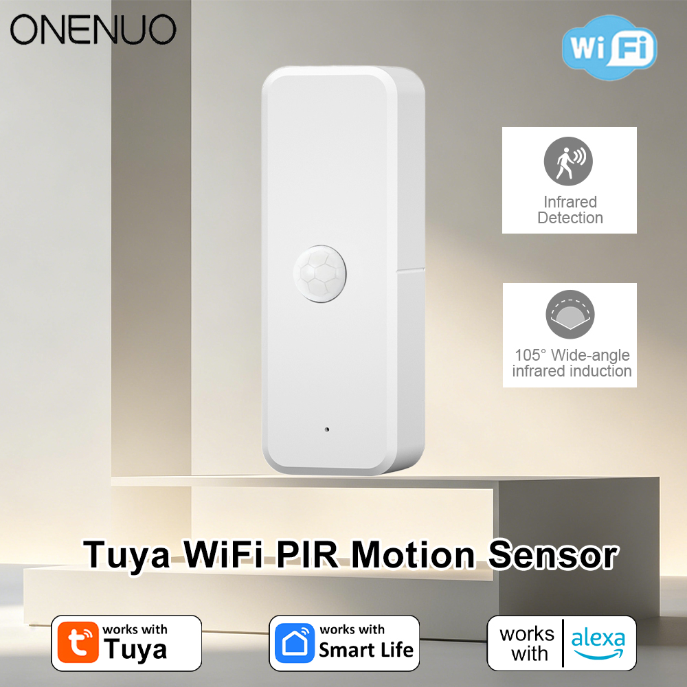 New Tuya WiFi PIR Motion Detec - مراجعة Home Improvement Hardware وسعره