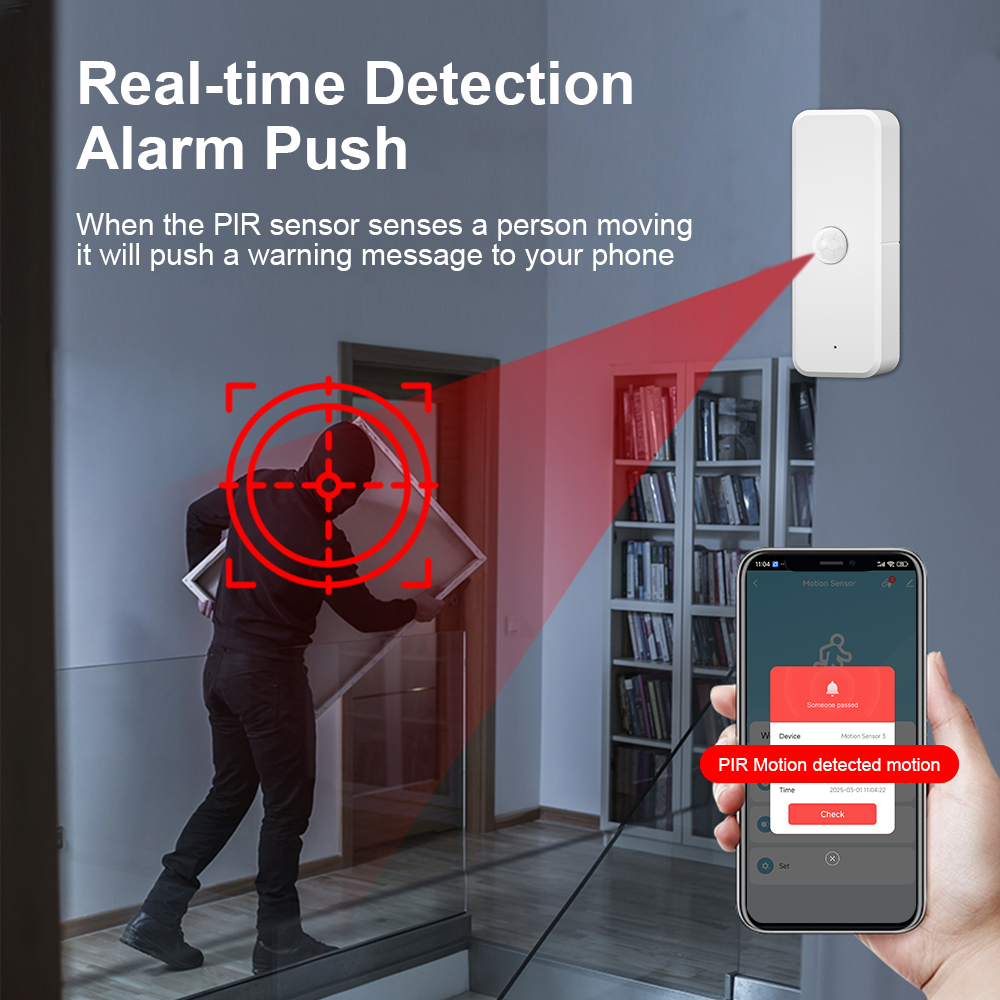 New Tuya WiFi PIR Motion Detec - مراجعة Home Improvement Hardware وسعره