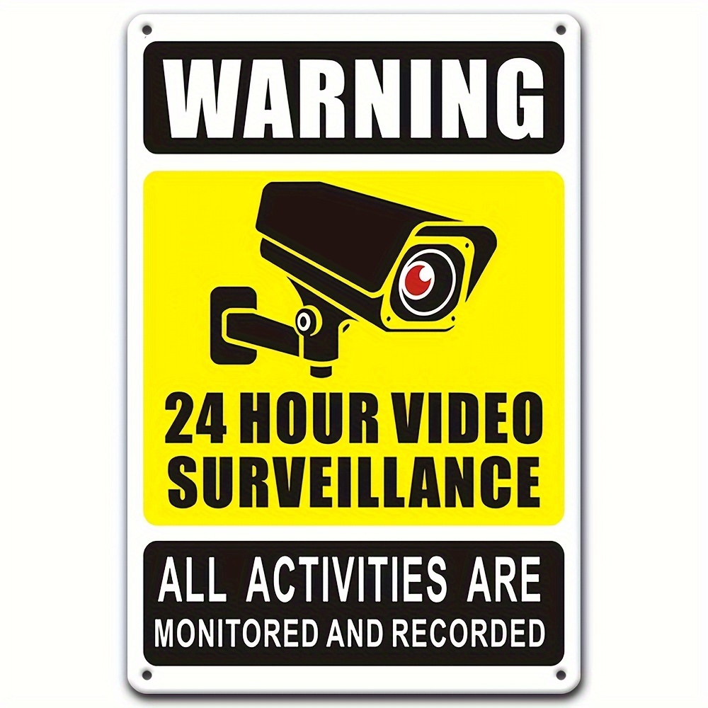 24/7 Video Surveillance Warnin - مراجعة Home Improvement Hardware وسعره