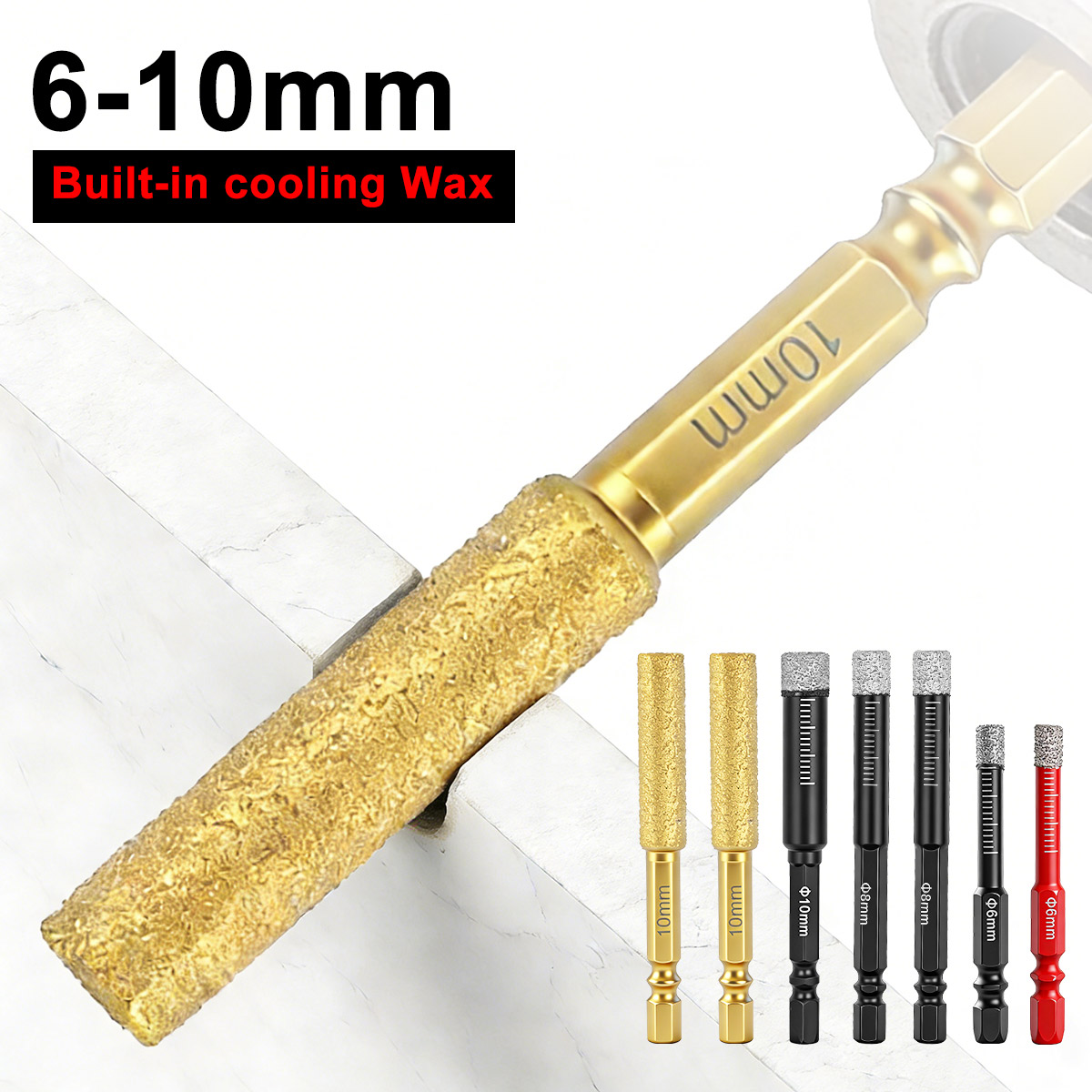 Brazed Dry Diamond Core Bits S - مراجعة Drill Bit Set وسعره