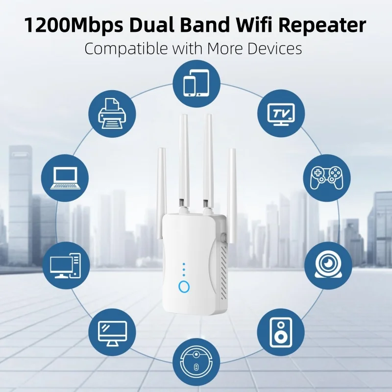 1200Mbps Dual Band WiFi Repeat - مراجعة Home Improvement Hardware وسعره