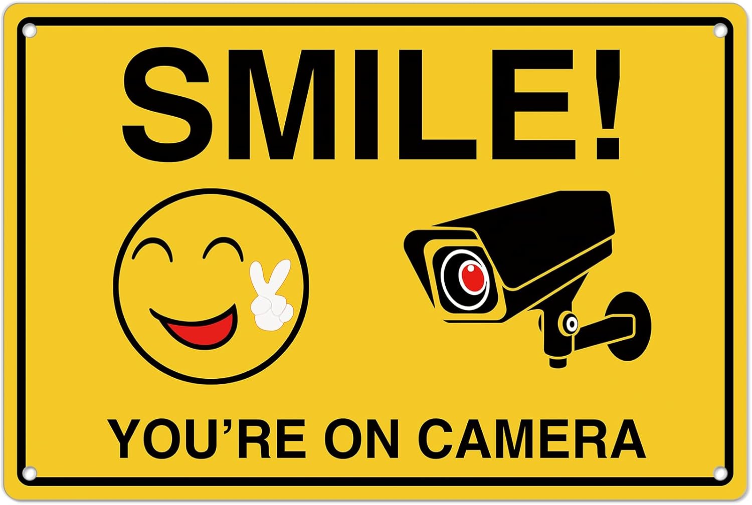 Smile Youre On Camera Signs ;  - مراجعة Home Improvement Hardware وسعره