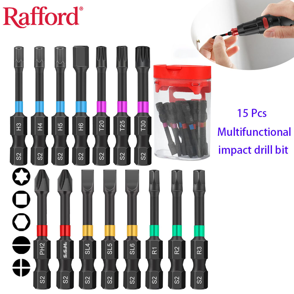 Rafford 15PCS Impact Ready Mag - مراجعة Drill Bit Set وسعره