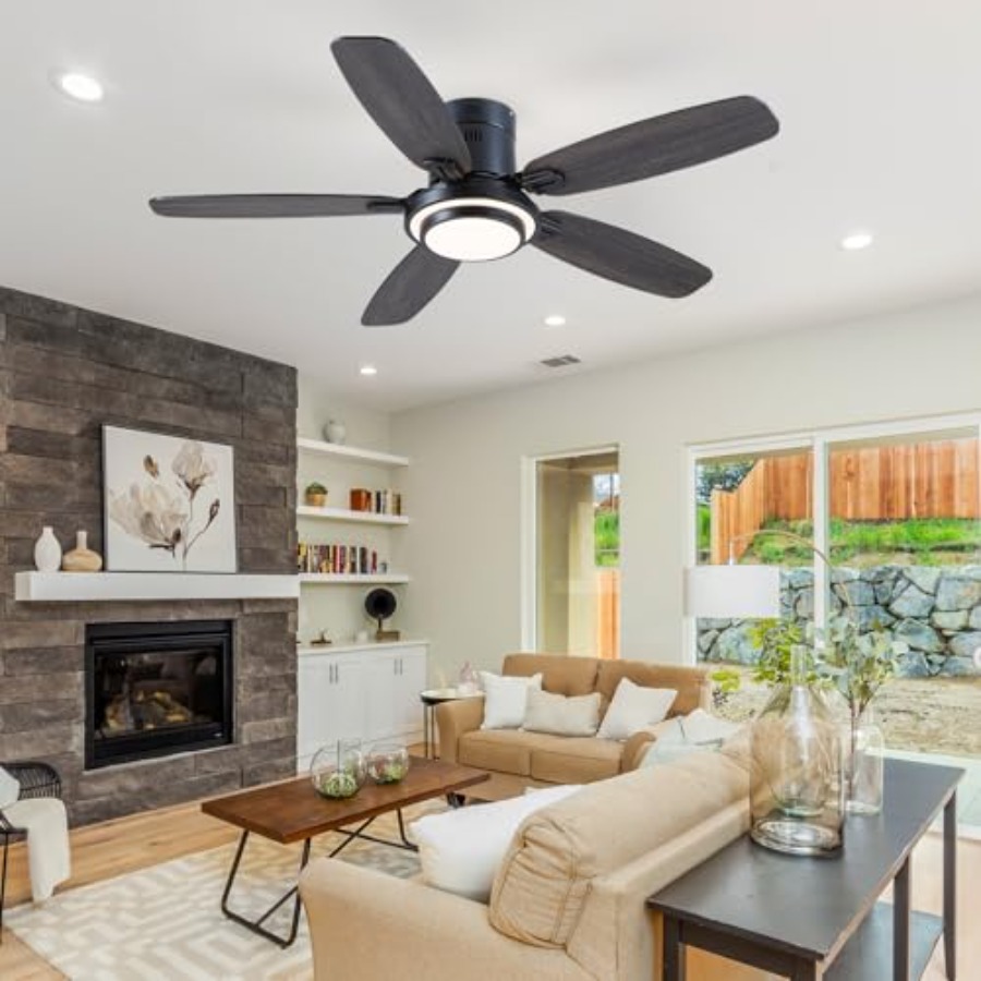 Low Profile Ceiling Fans with  - مراجعة Ceiling Fan Mount وسعره