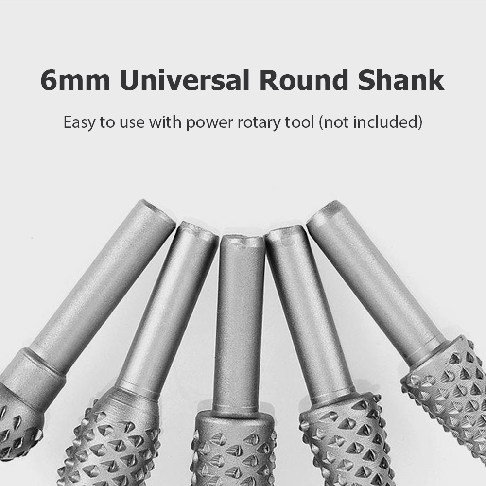 5pcs Woodworking Rotary File S - مراجعة Drill Bit Set وسعره