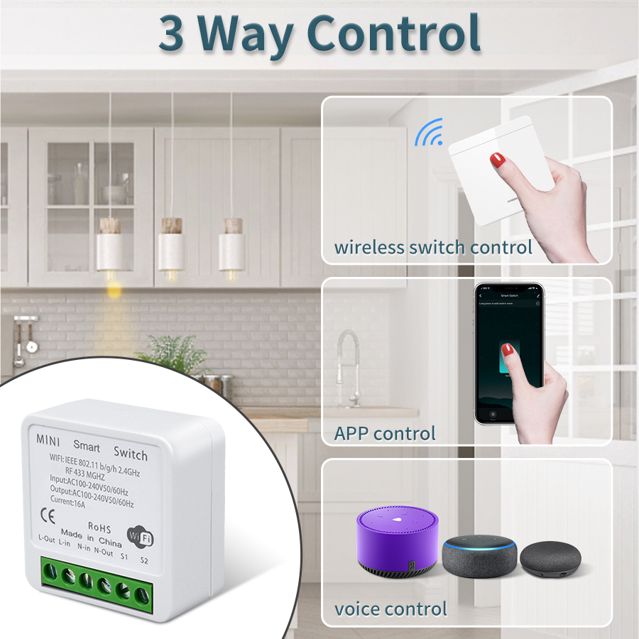 16A Tuya WiFi DIY Smart Switch - مراجعة Home Improvement And Diy وسعره