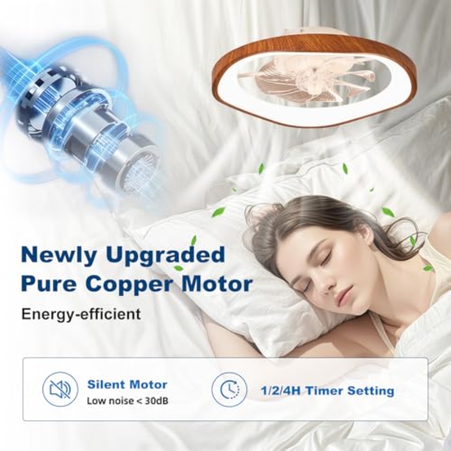 19.7 Modern Ceiling Fan with L - مراجعة Ceiling Fan Mount وسعره