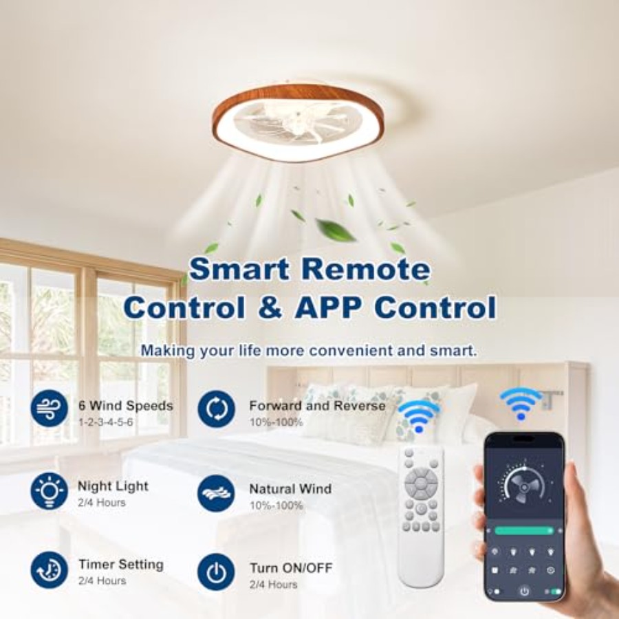19.7 Modern Ceiling Fan with L - مراجعة Ceiling Fan Mount وسعره