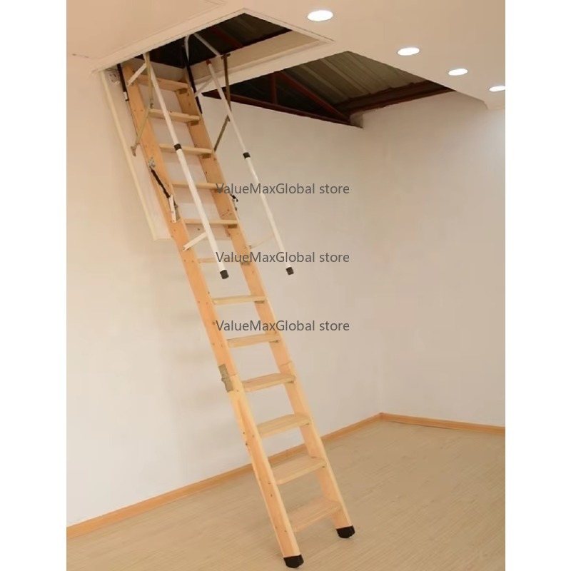 Wooden Folding Retractable Lof - مراجعة Home Improvement Materials وسعره