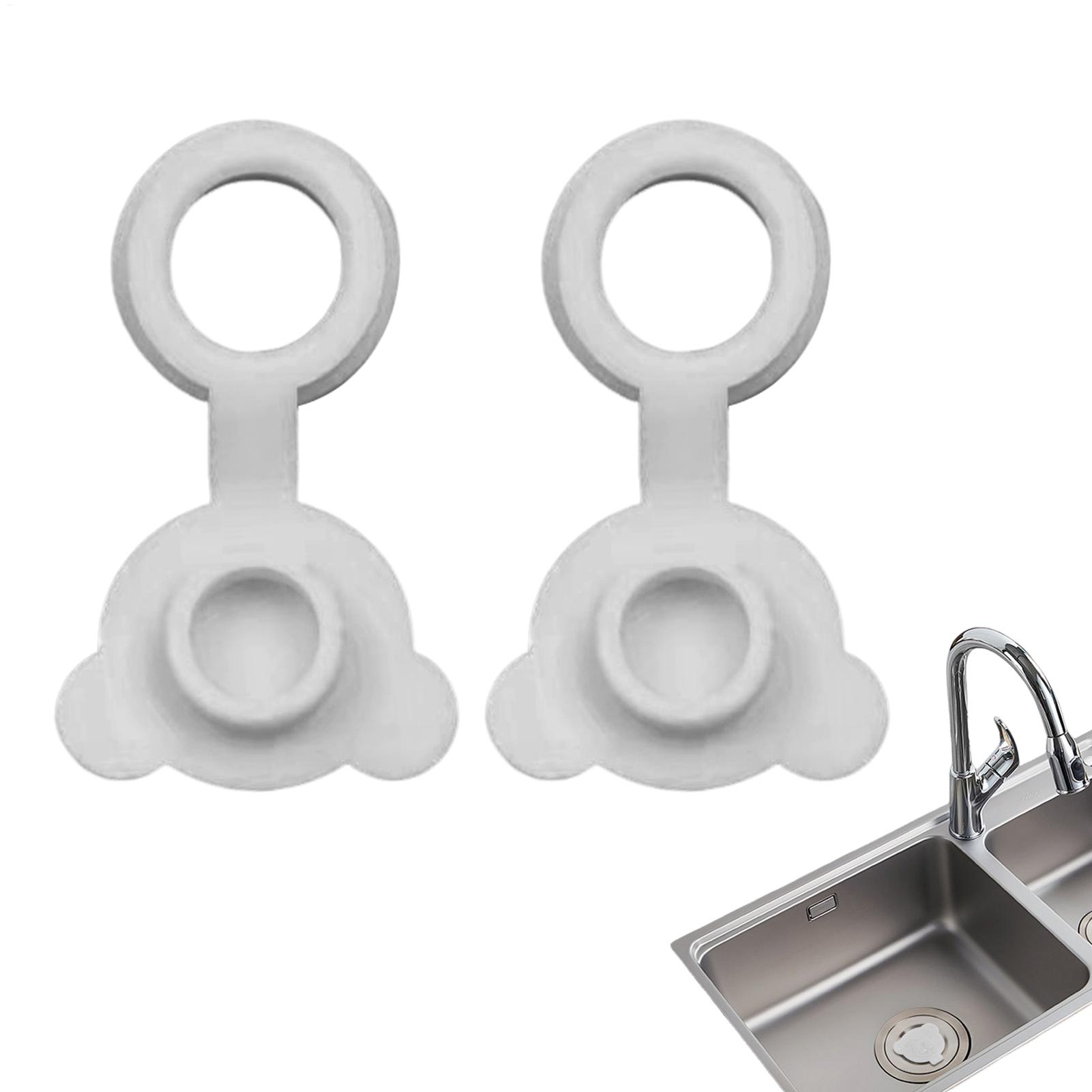 2Pcs Silicone Drain Stopper Wi - مراجعة Sink Drain Strainer وسعره